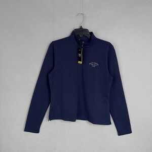Under Armour Pullover Womens Medium Blue Bryce Canyon 1/4 Zip UPF 50 Trail Top